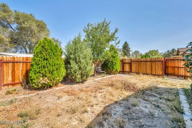a view of wooden fence