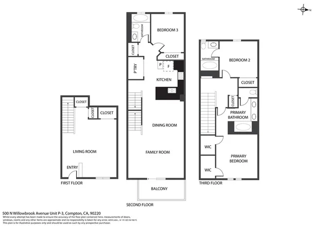 $527,500 | 500 North Willowbrook Avenue, Unit P3, Compton, CA 90220