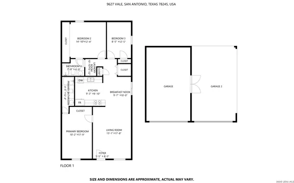 $1,215 | 9627 Vale, San Antonio, TX 78245