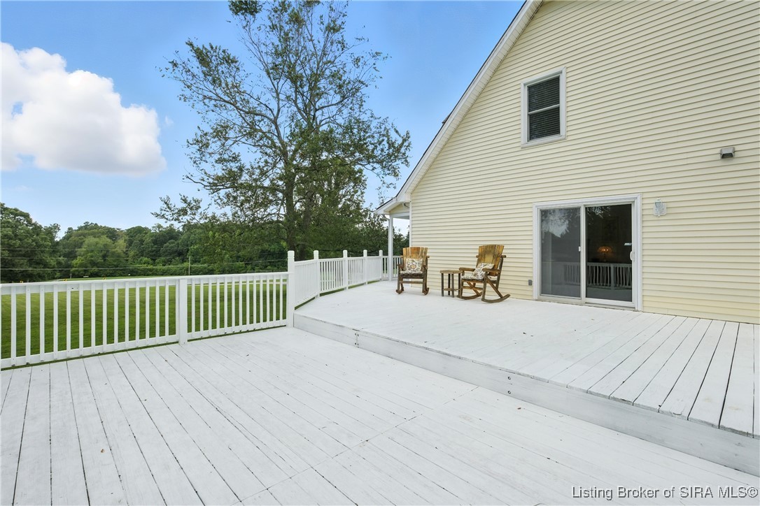 6618 Buttontown Road Greenville, IN 47124 - Photo 28 of 35 Huge deck off Primary suite