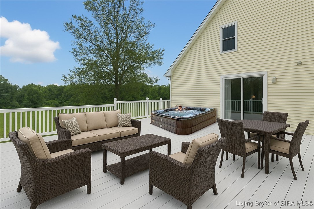 6618 Buttontown Road Greenville, IN 47124 - Photo 29 of 35 Virtually Staged Deck