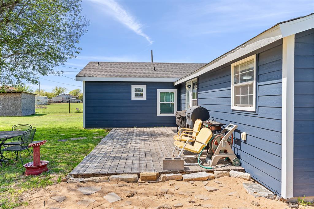 108 Paige Street Weatherford, TX 76088 - Photo 30 of 34 a view of outdoor space yard deck and patio