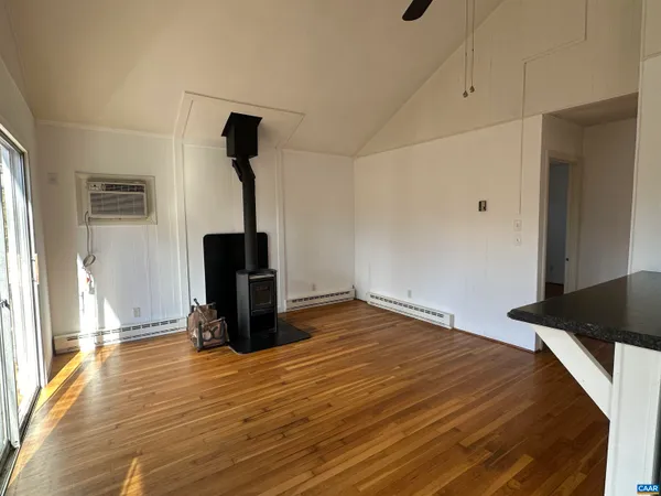 wooden floor in an empty room