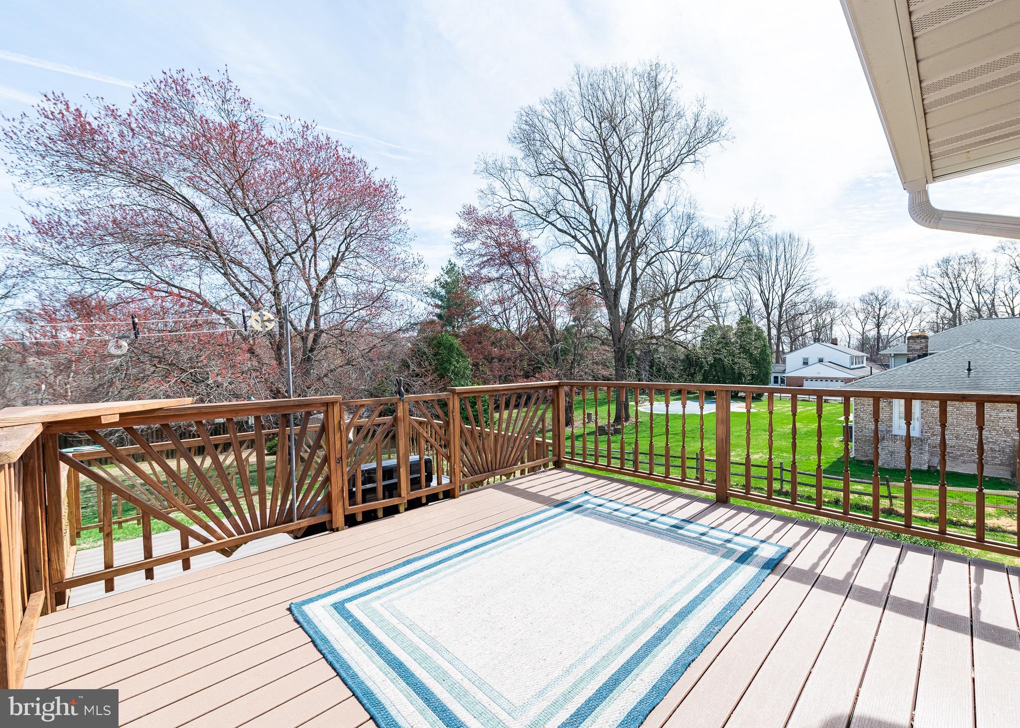 7029 Long View Road Columbia, MD 21044 - Photo 31 of 42 Upper deck leads to lower deck with opt. pool