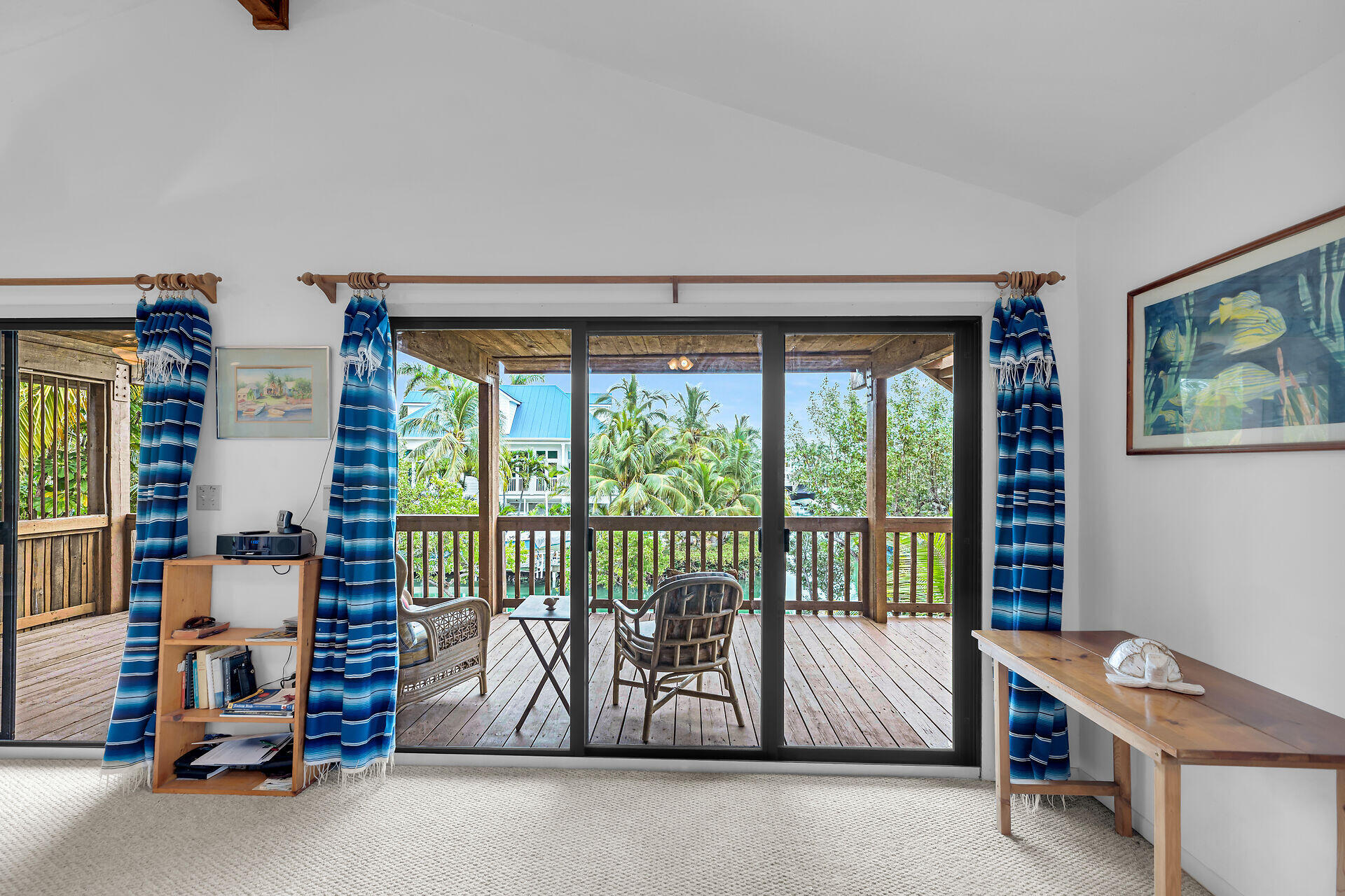 683 Blackbeard Road Summerland Key, FL 33042 - Photo 19 of 49 Living area to back porch