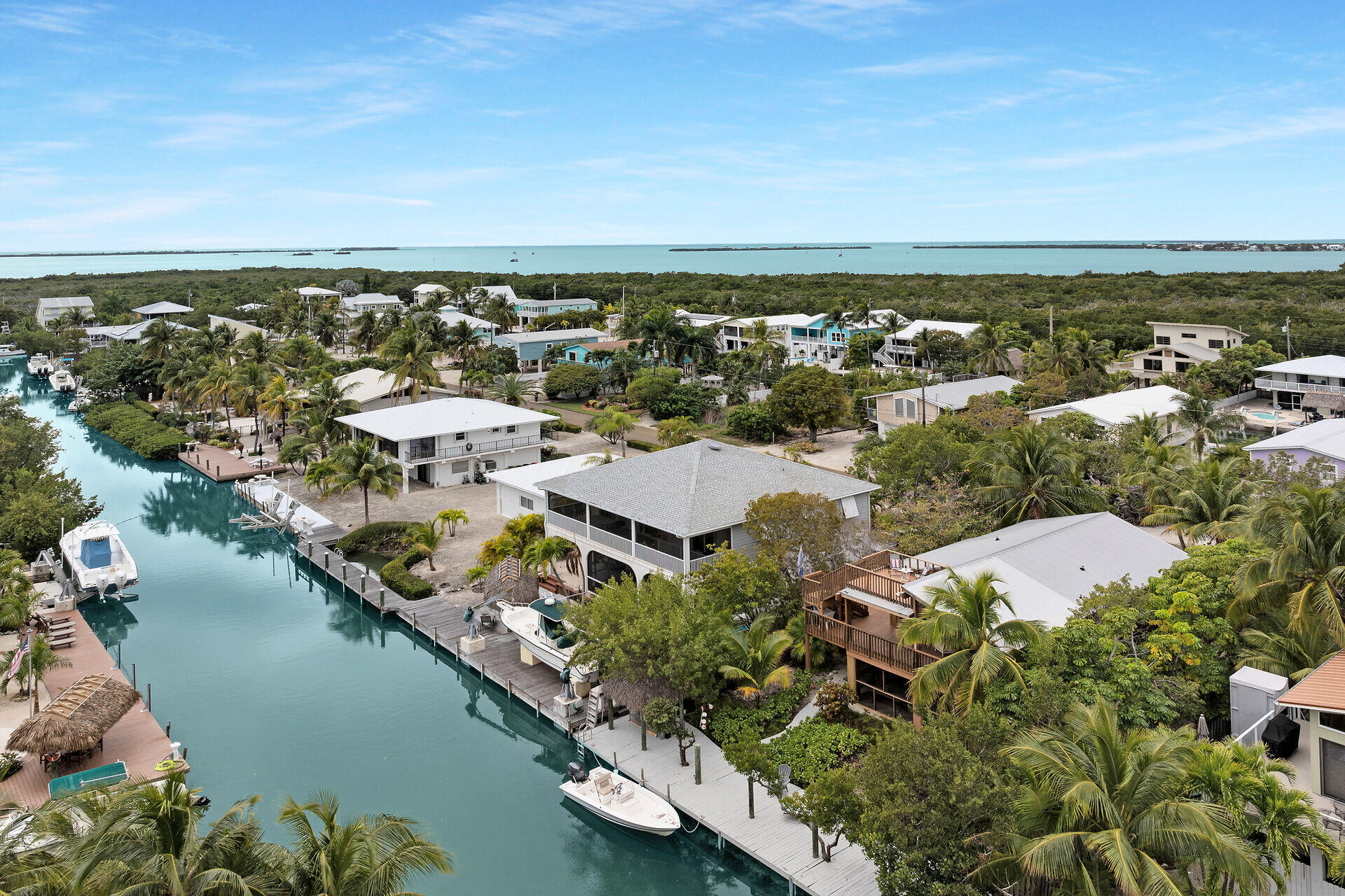 683 Blackbeard Road Summerland Key, FL 33042 - Photo 46 of 49 Aerial back, canal view