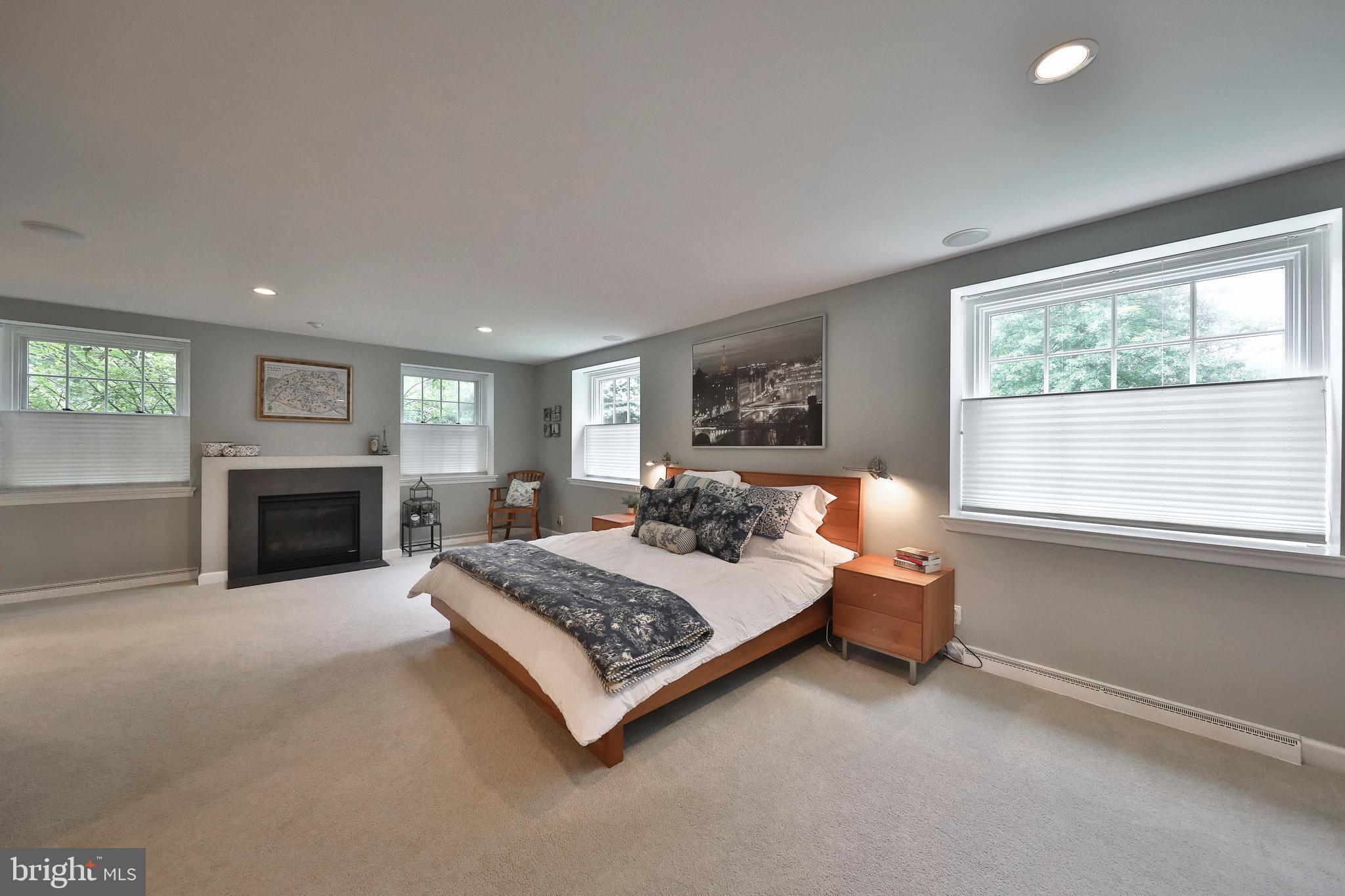 1528 Spring Mill Road Gladwyne, PA 19035 - Photo 30 of 48 Master Bedroom w/ Fireplace