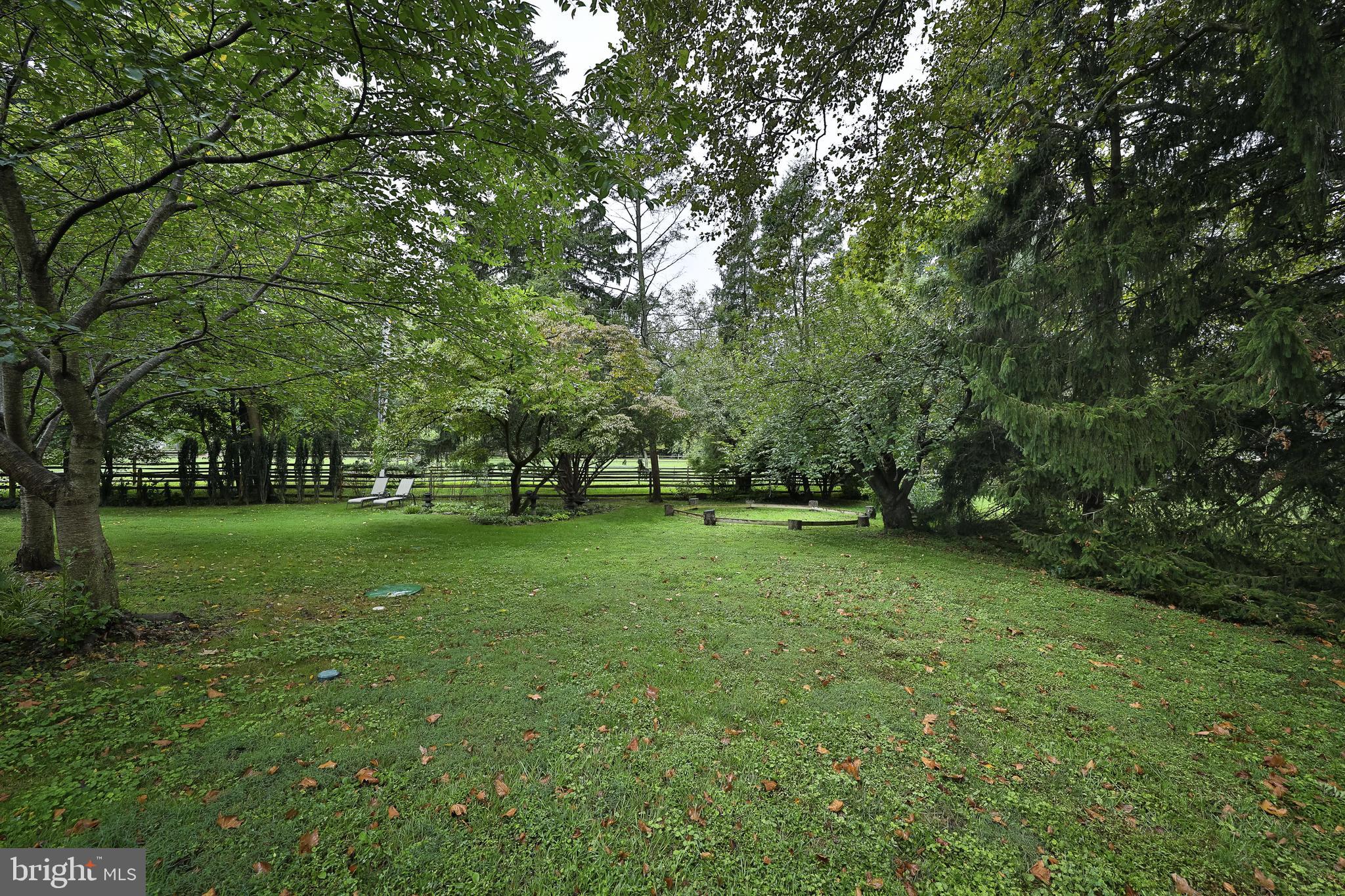 1528 Spring Mill Road Gladwyne, PA 19035 - Photo 45 of 48 Level Rear Yard w/ Ga Ga Pit