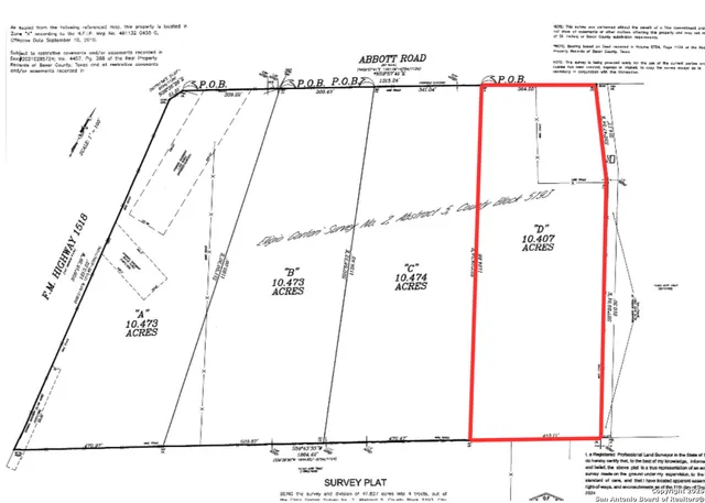 $320,000 | Tract D Abbott, St. Hedwig, TX 78152