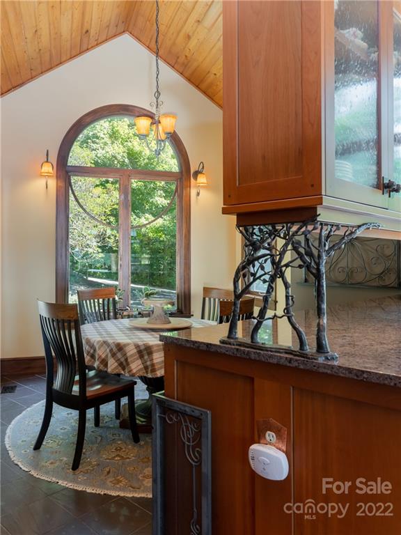 168 Pinkerton Corner Fairview, NC 28730 - Photo 17 of 48 a view of a dining room with furniture window and outside view