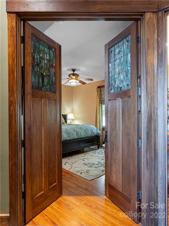 168 Pinkerton Corner Fairview, NC 28730 - Photo 27 of 48 a view of a bedroom from balcony