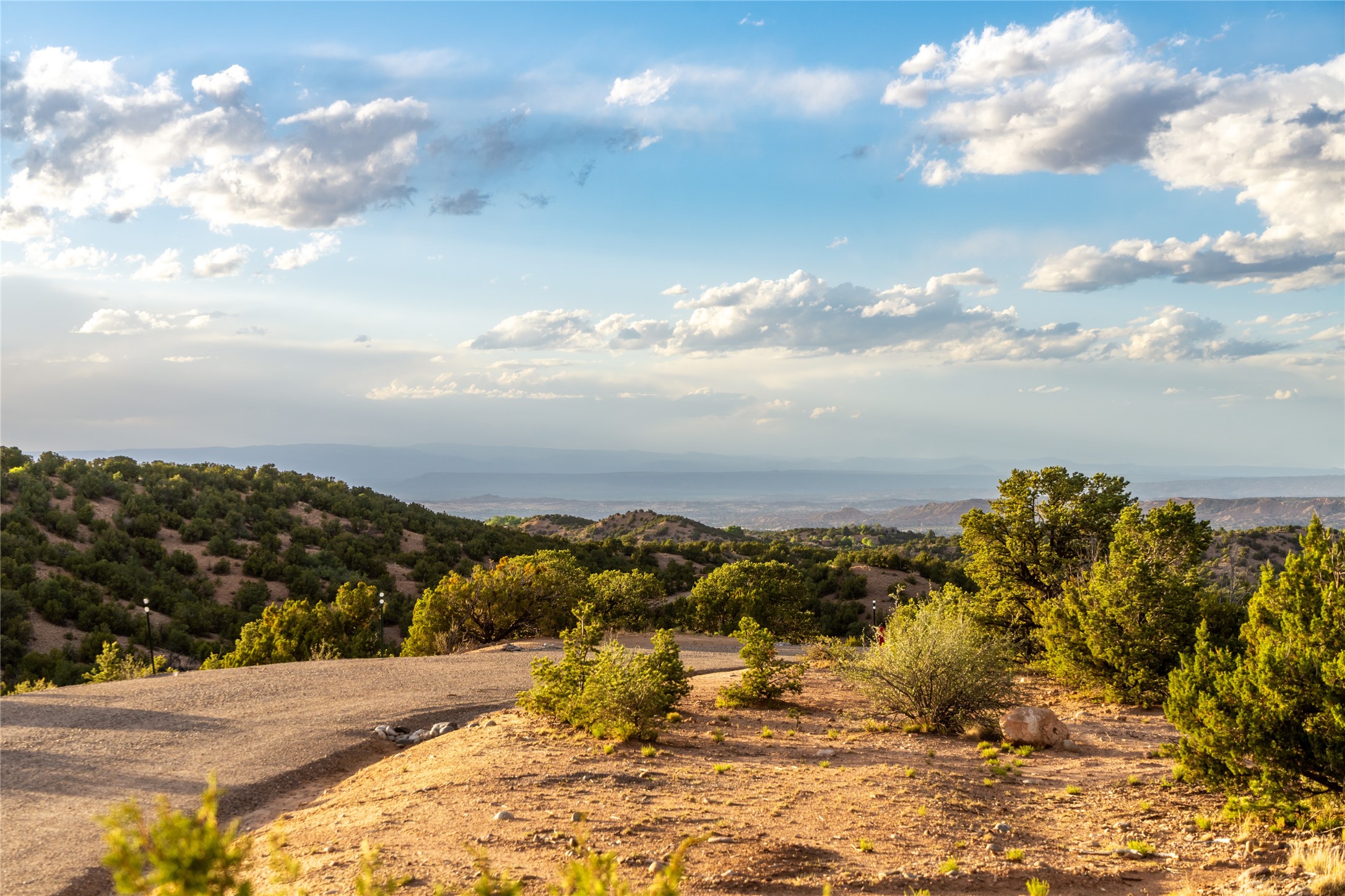 84 San Rafael Drive, Unit LOT 4 Santa Fe, NM 87506 - Photo 8 of 14 Sunset view corridor and rare views to the Northern badlands.