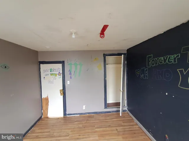 a view of an empty room