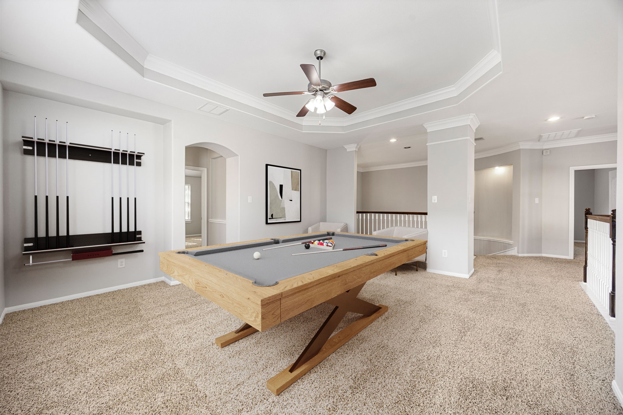 3407 Cardiff Mist Drive Katy, TX 77494 - Photo 17 of 28 Additional view of the game room! *Virtually staged