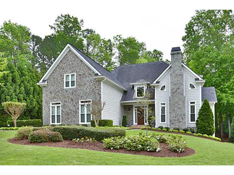 7465 Brandonshire Road Sandy Springs, GA 30350 - Photo 1 of 1 Exterior Front. No Maintenance stone and cement siding. 40 Year Roof. Gutter Guards. Fully Updated!