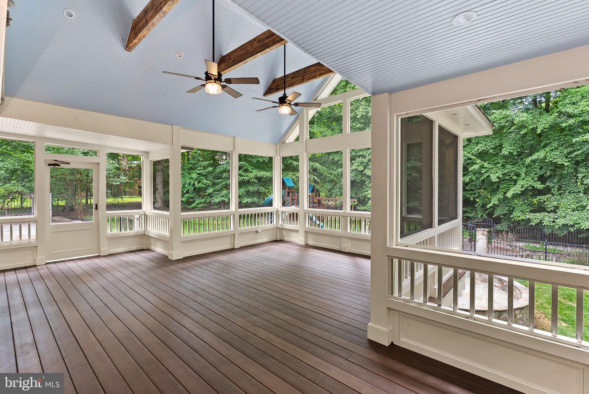 190 Falcon Ridge Road Great Falls, VA 22066 - Photo 83 of 122 Large Screened in Porch