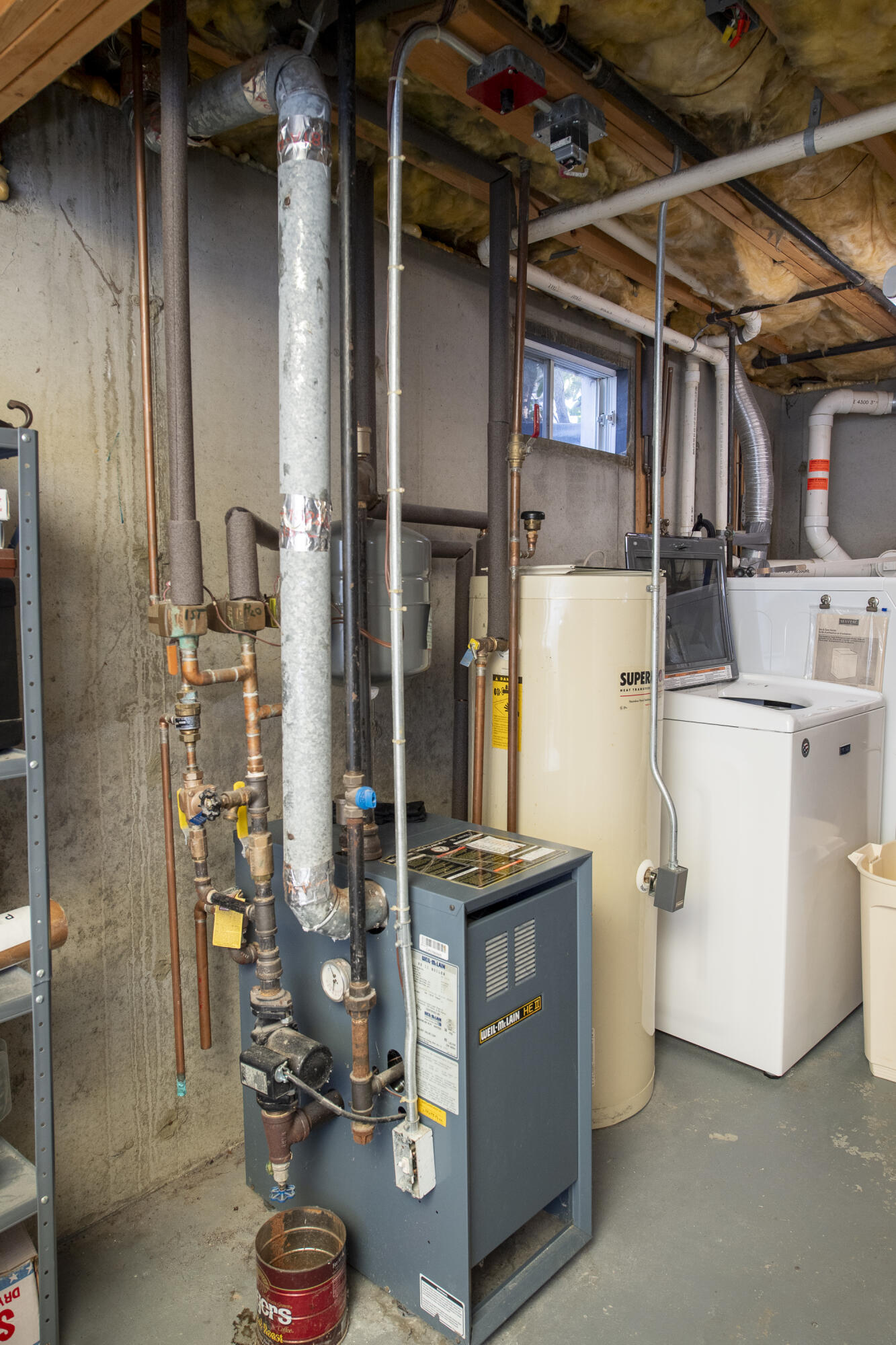 31 Mashpee Neck Road Mashpee, MA 02649 - Photo 39 of 65 a view of storage and utility room with washer and dryer
