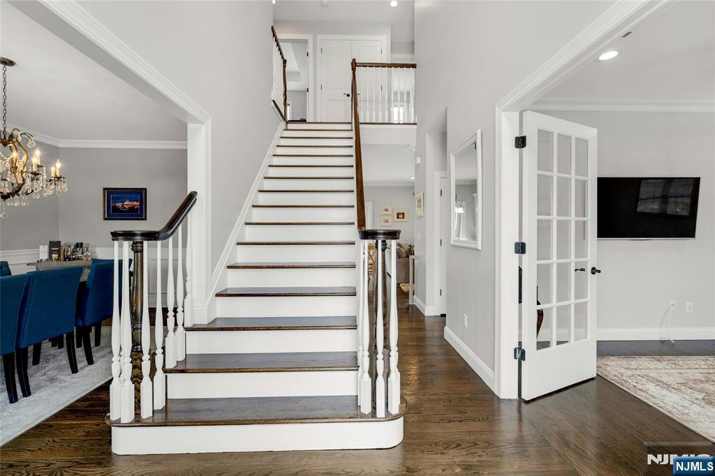 51 Terrace Street Park Ridge, NJ 07656 - Photo 2 of 29 a view of a hallway with wooden floor and staircase