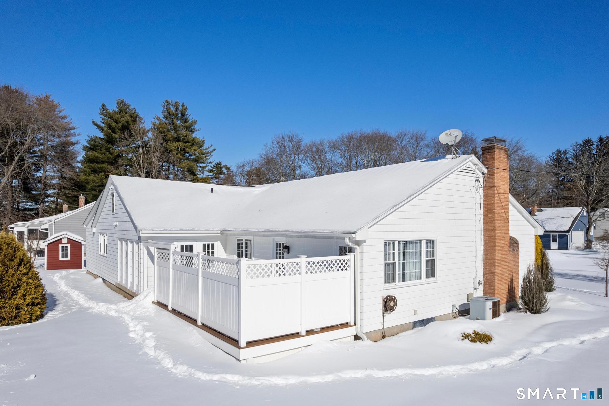 21 Karen Road West Hartford, CT 06117 - Photo 5 of 40 Private trex deck off the back of the house