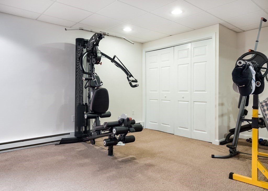 22 Vista Circle Rutland, MA 01543 - Photo 28 of 39 a view of a room with gym equipment