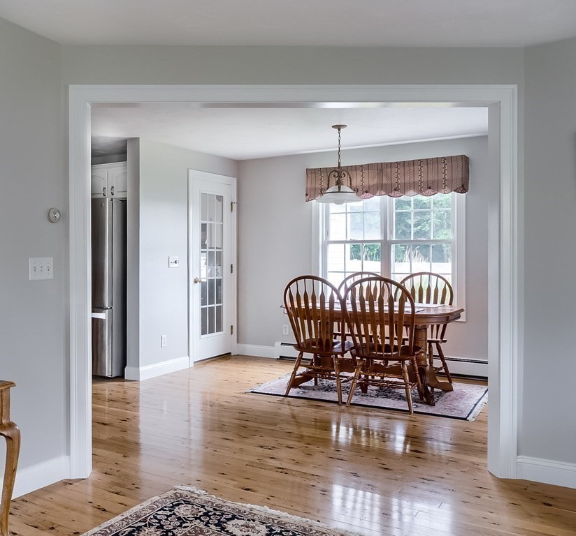 22 Vista Circle Rutland, MA 01543 - Photo 7 of 39 a dining room with furniture wooden floor and a rug