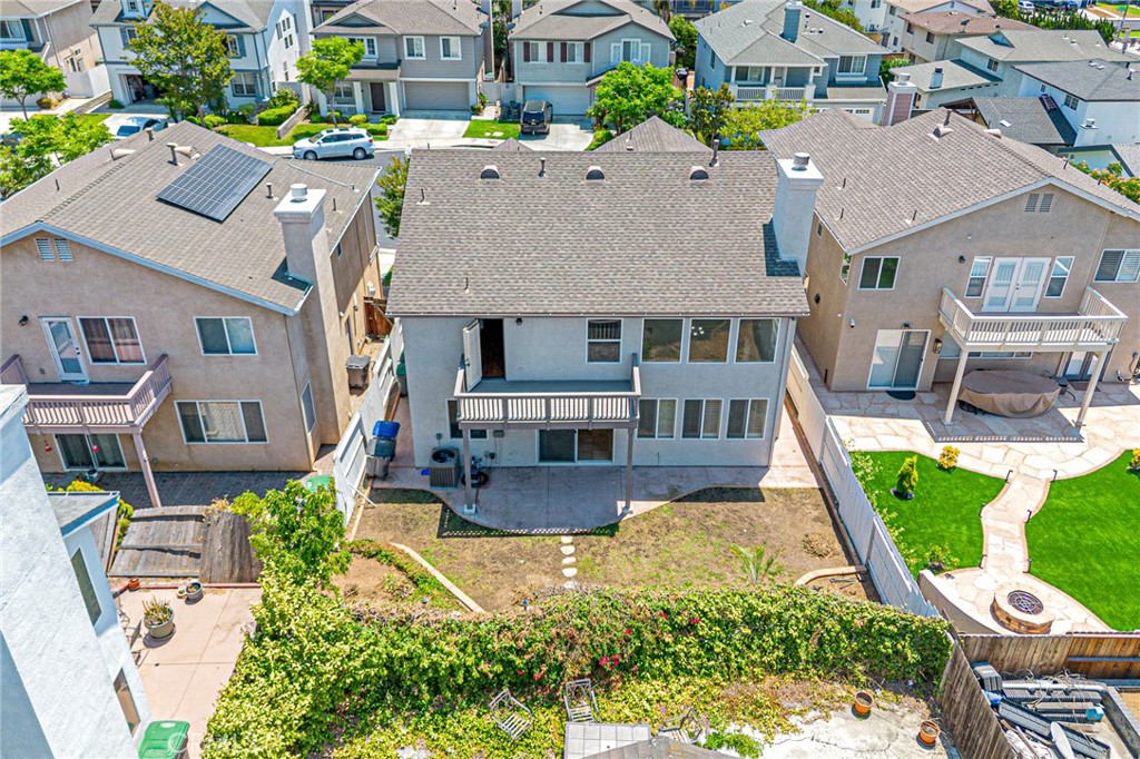 955 Blackberry Lane Carson, CA 90746 - Photo 37 of 53 an aerial view of a house with swimming pool garden and patio