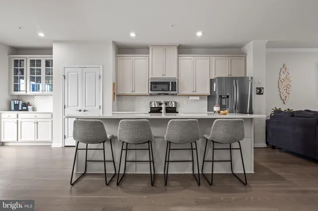 a view of a balcony with furniture
