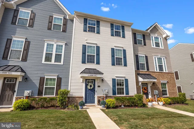 a front view of a house with garden and plants