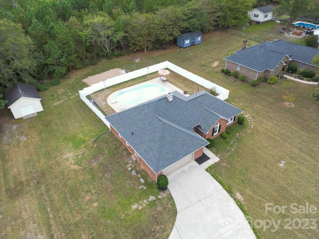 268 Robert Keever Road Stanley, NC 28164 - Photo 3 of 11 an aerial view of a house with a yard