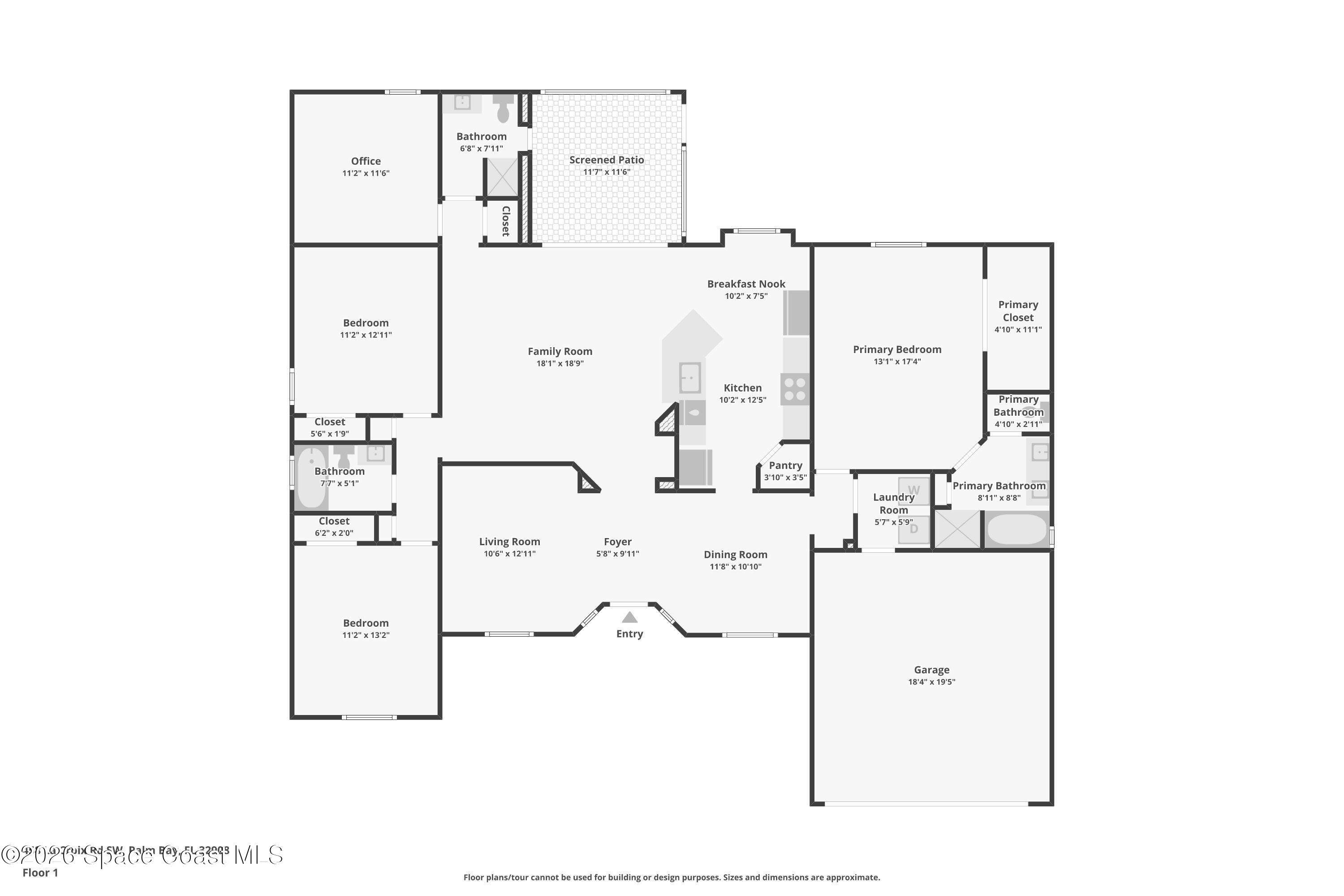 458 La Croix Road Southwest Palm Bay, FL 32908 - Photo 22 of 30 1-floor-1