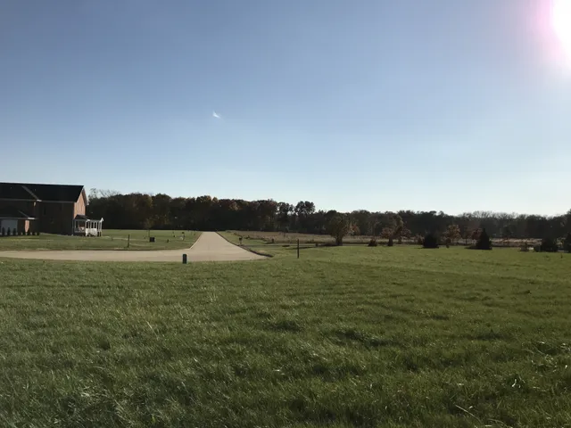a view of an outdoor space and a yard