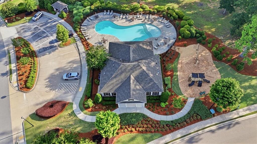 6265 Privet Way Cumming, GA 30028 - Photo 38 of 47 an aerial view of a house