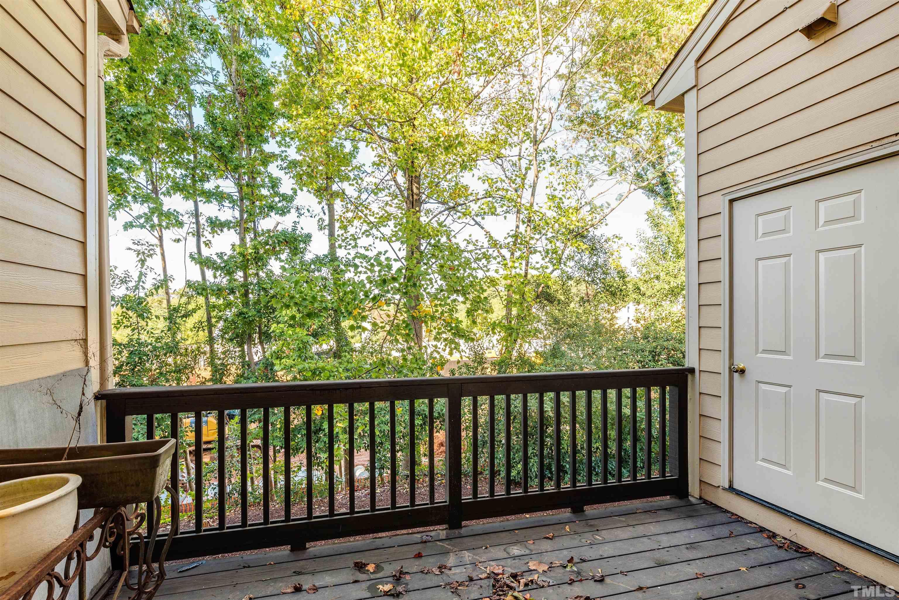 1347 Cameron View Court Raleigh, NC 27607 - Photo 22 of 23 a view of a wooden balcony