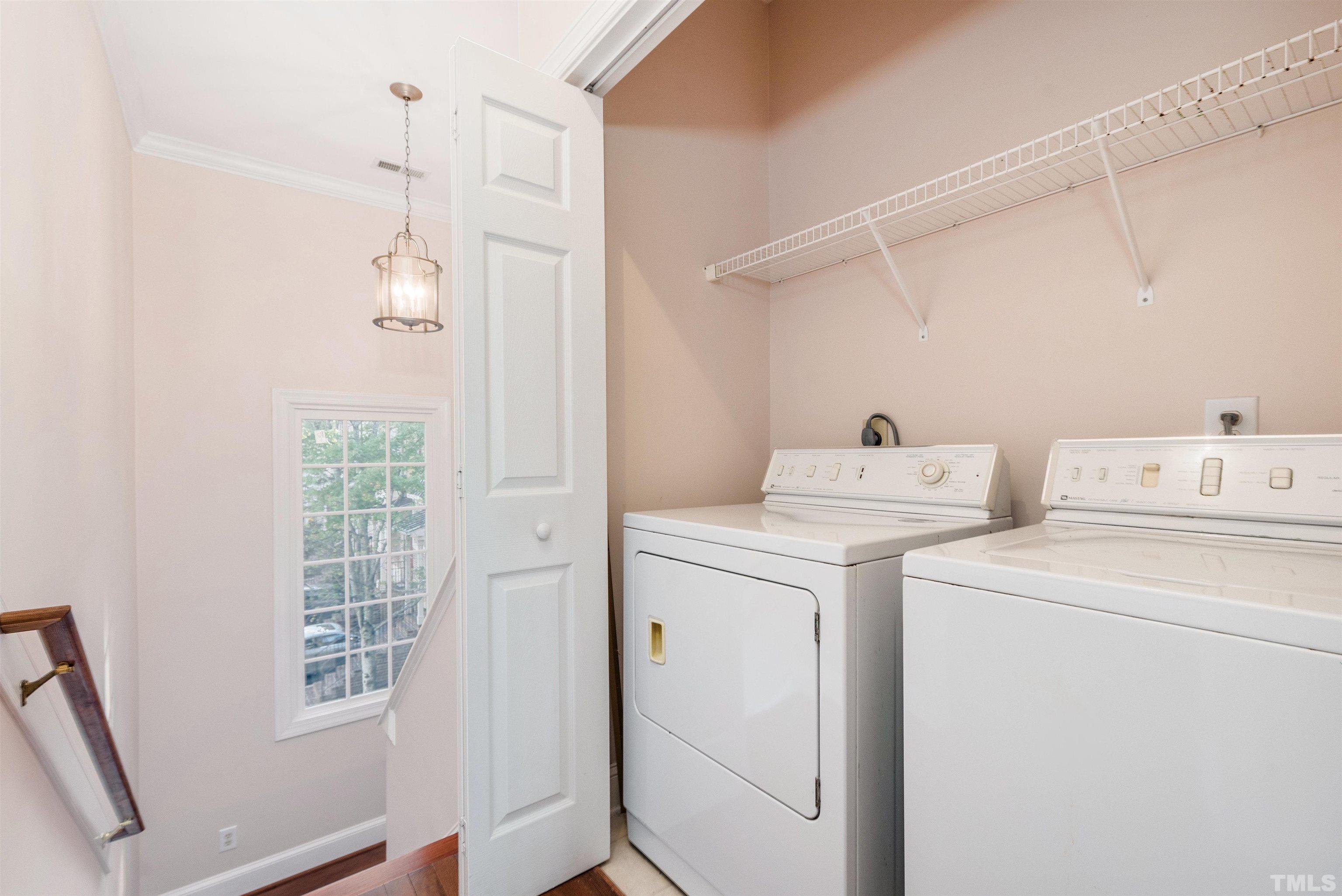 1347 Cameron View Court Raleigh, NC 27607 - Photo 7 of 23 a utility room with dryer and washer