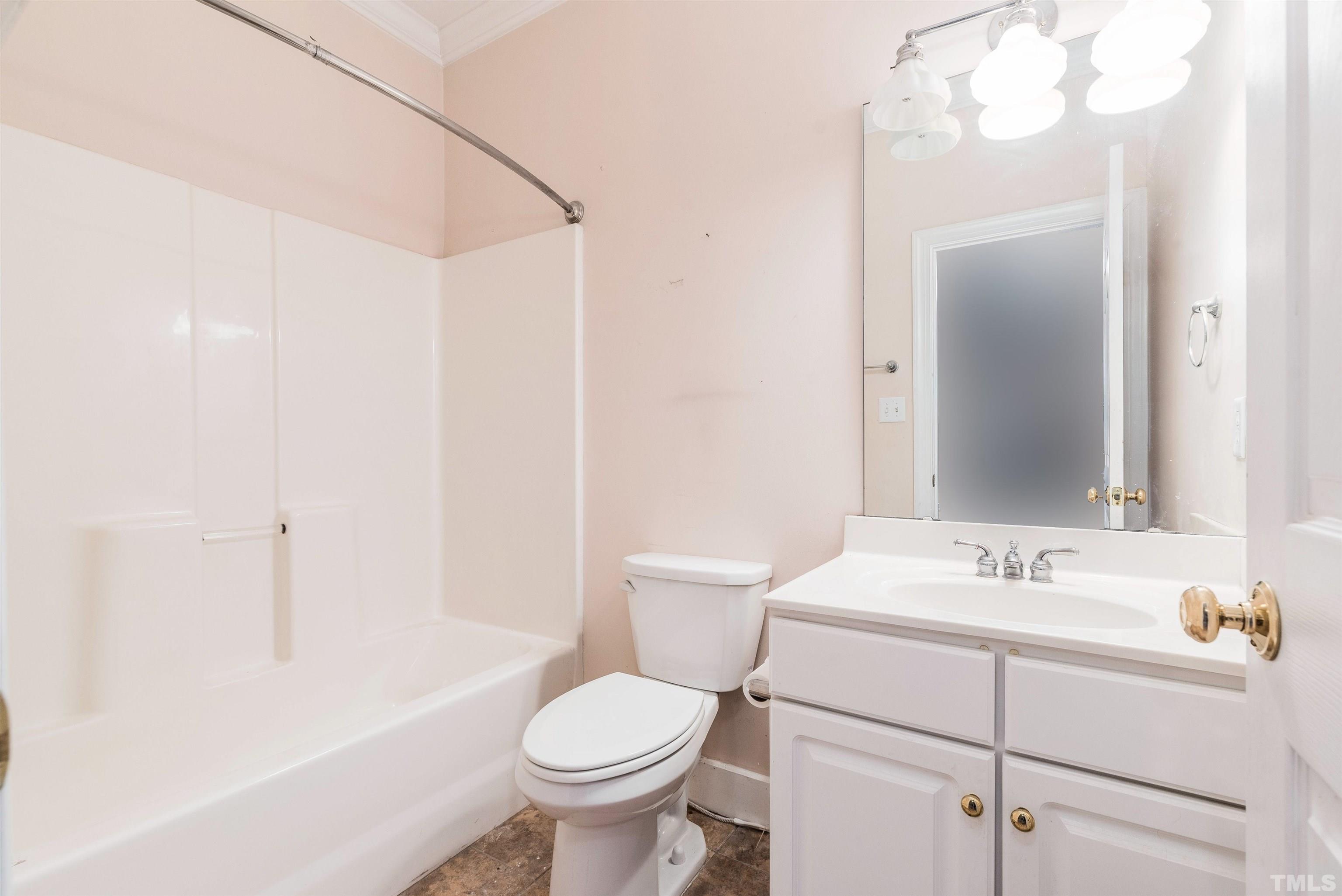 1347 Cameron View Court Raleigh, NC 27607 - Photo 9 of 23 a bathroom with a sink toilet and shower