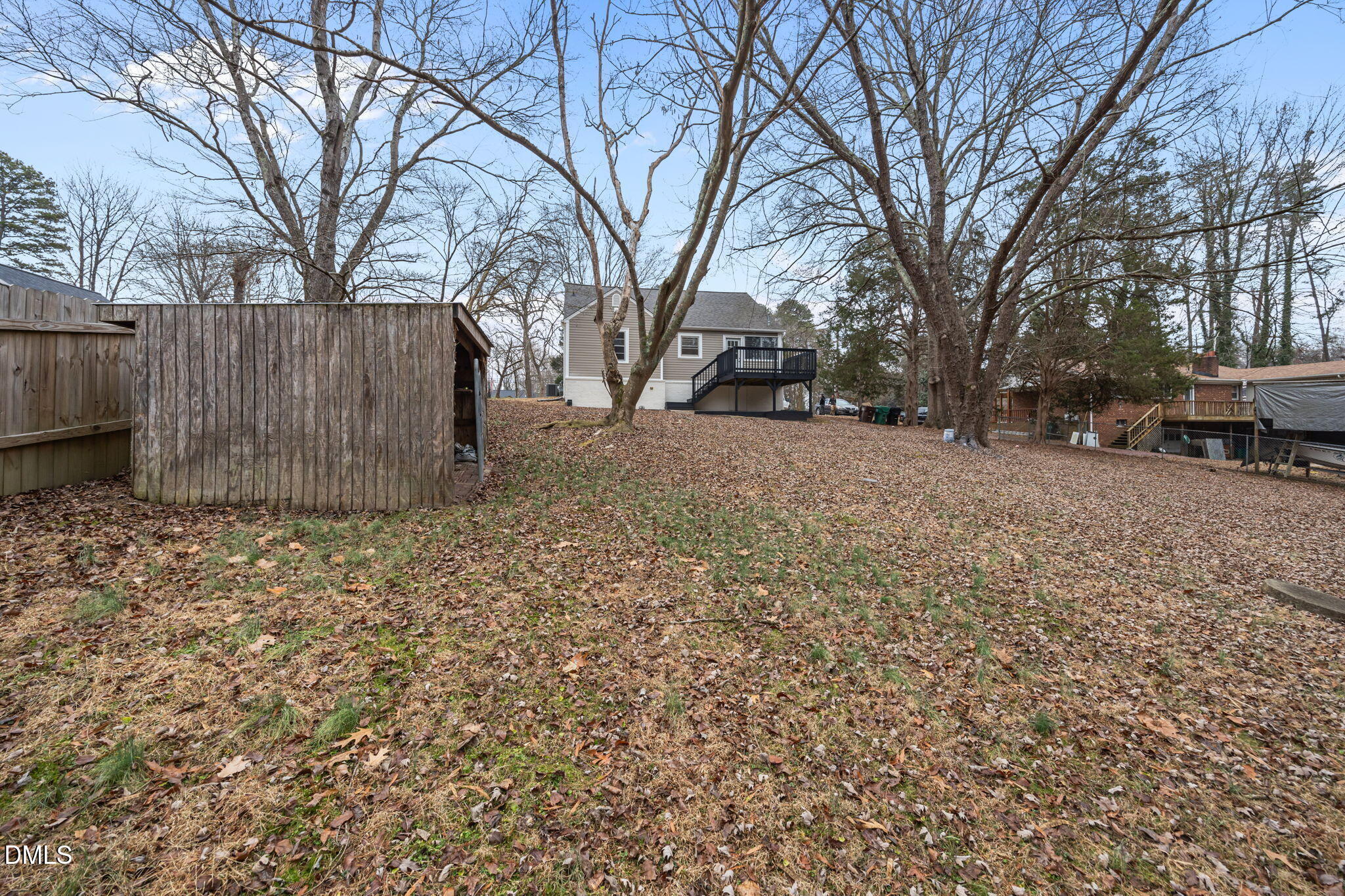 1811 Lazy Lane High Point, NC 27265 - Photo 34 of 44 a view of a yard covered with snow in the yard