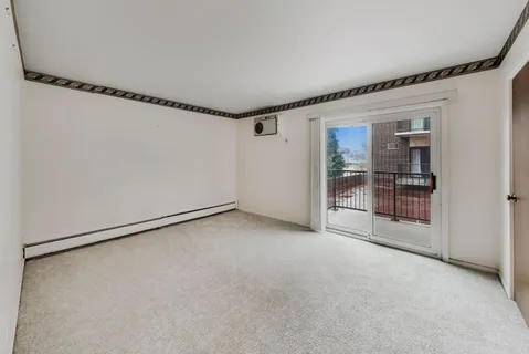 an empty room with window