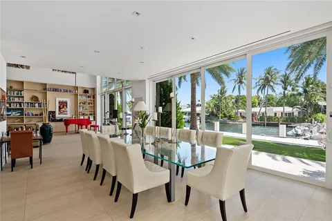 a view of a lake with houses