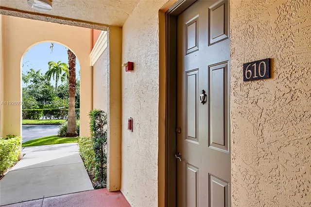 a view of a door with a door