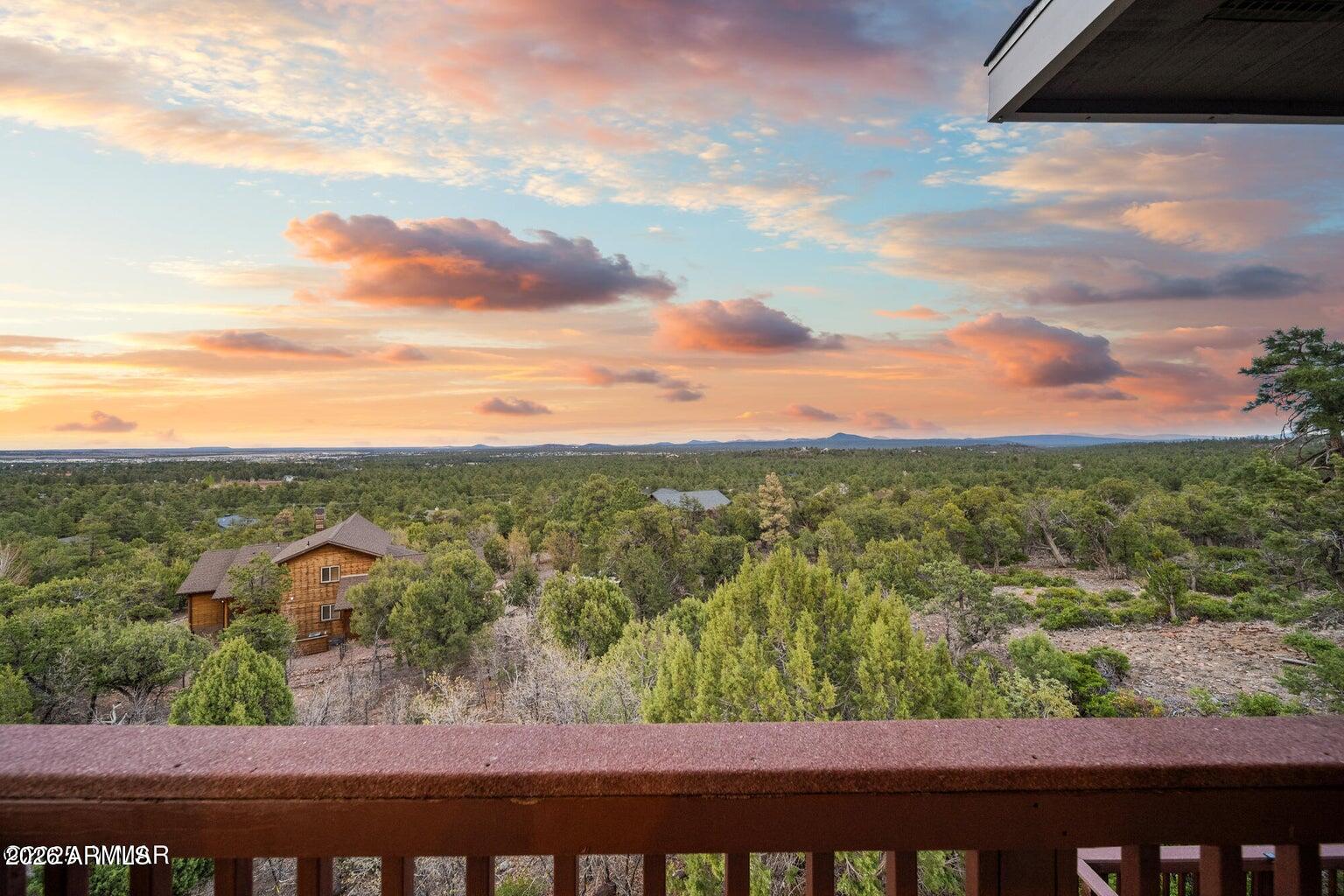 1511 South Canyon Ridge Trail Show Low, AZ 85901 - Photo 46 of 61 a view of a city from a balcony
