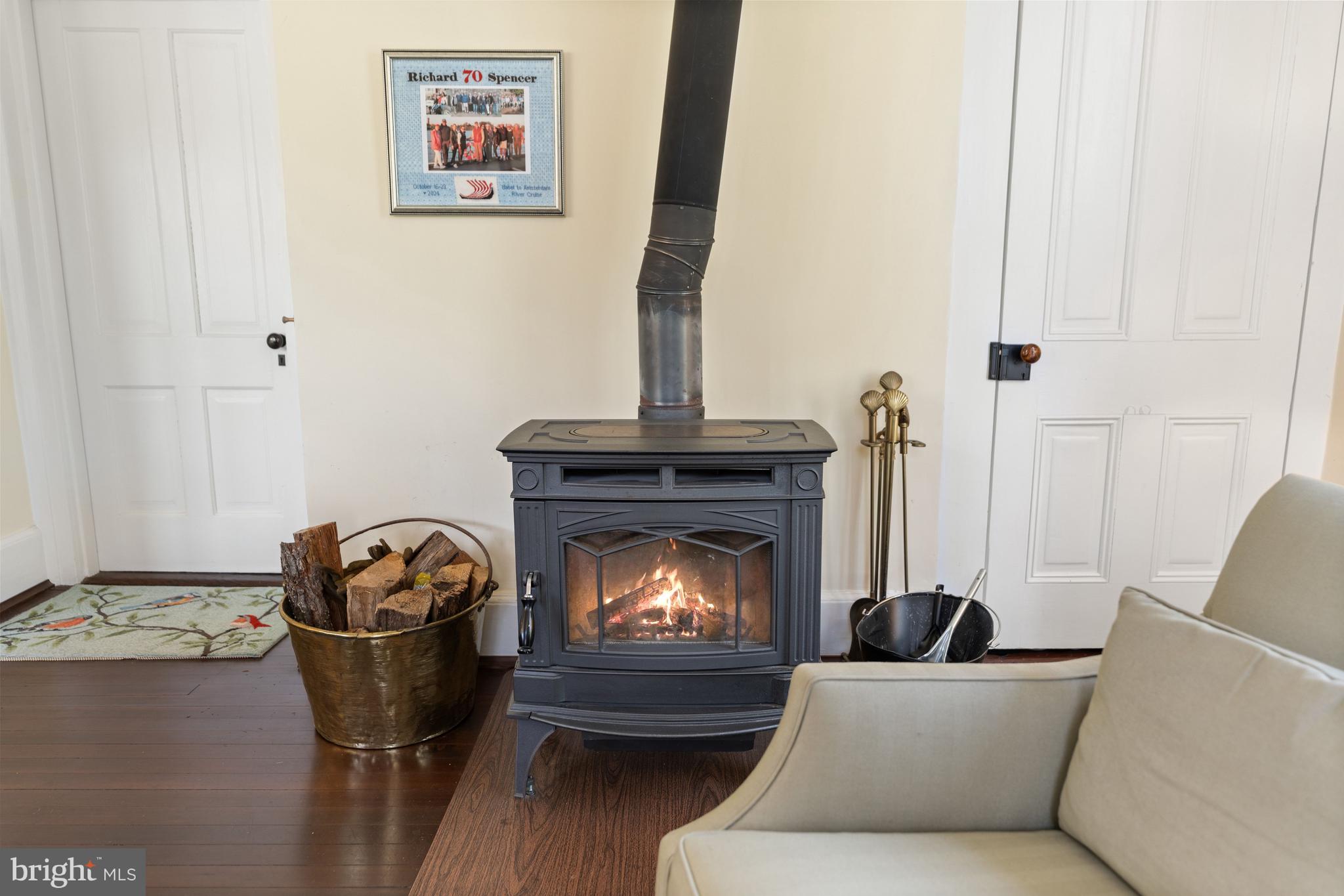 3459 Carrington Road Delaplane, VA 20144 - Photo 17 of 91 Woodburning Stove in Family Room