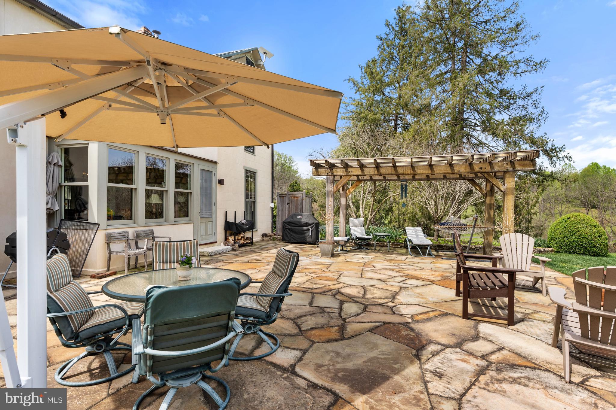 3459 Carrington Road Delaplane, VA 20144 - Photo 40 of 106 a view of a lounge chairs in the patio