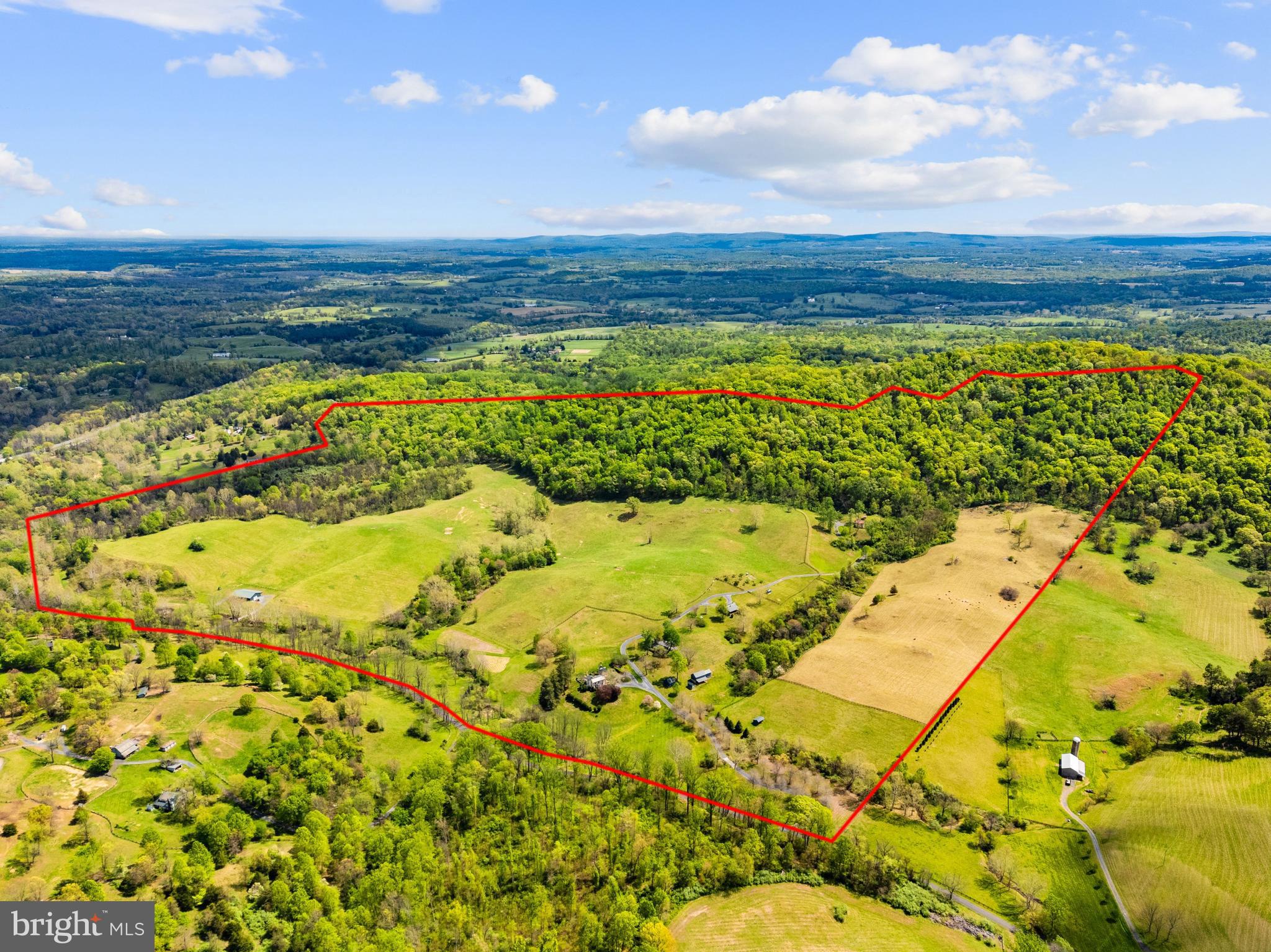 3459 Carrington Road Delaplane, VA 20144 - Photo 4 of 106 Aerial with boundaries
