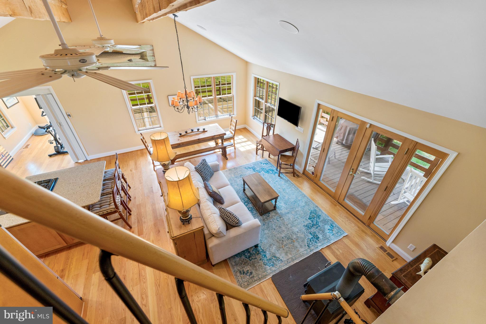 3459 Carrington Road Delaplane, VA 20144 - Photo 64 of 106 View from Loft