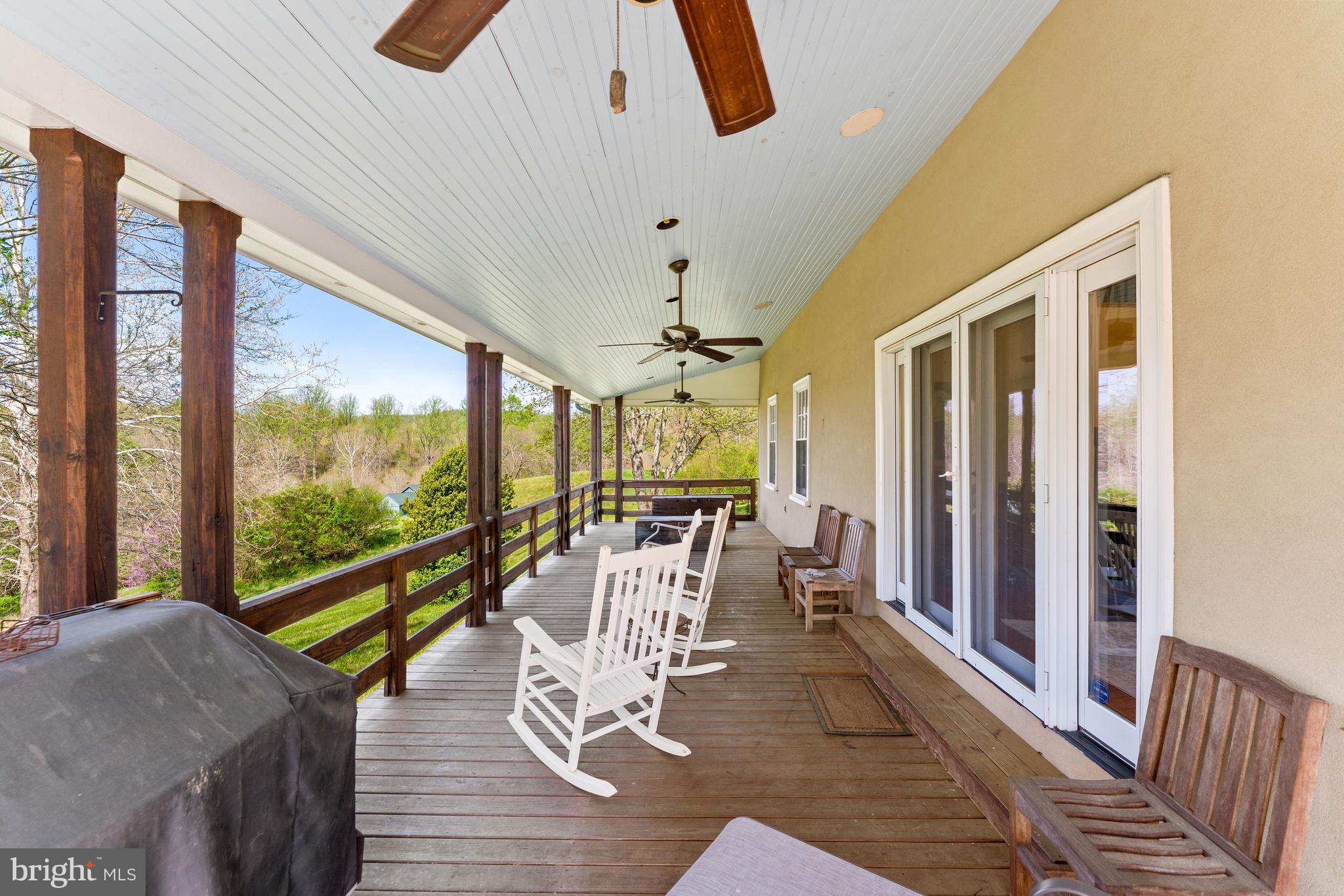 3459 Carrington Road Delaplane, VA 20144 - Photo 65 of 91 Covered Guest House Deck/Porch