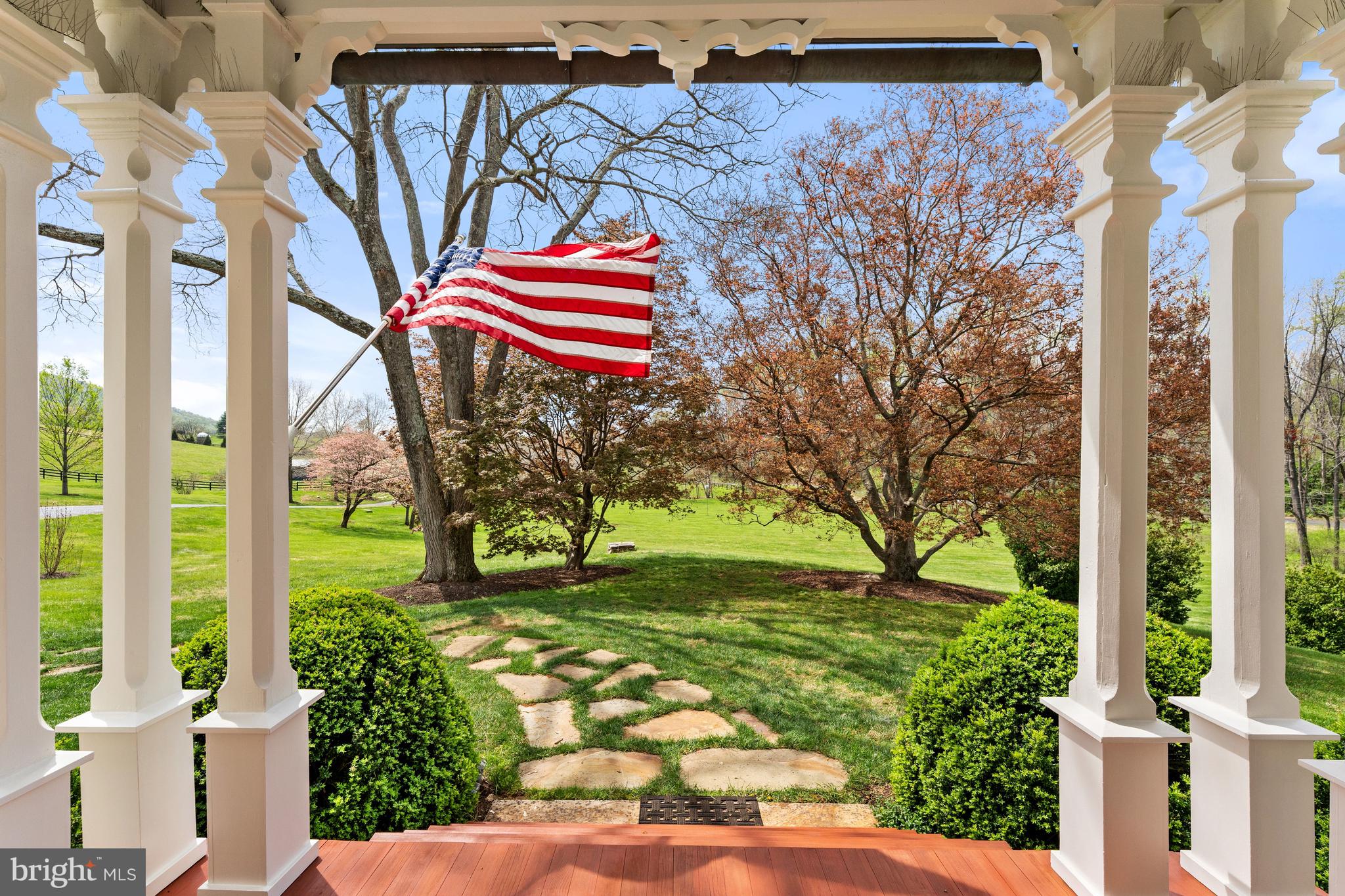 3459 Carrington Road Delaplane, VA 20144 - Photo 7 of 106 a view of a backyard with garden