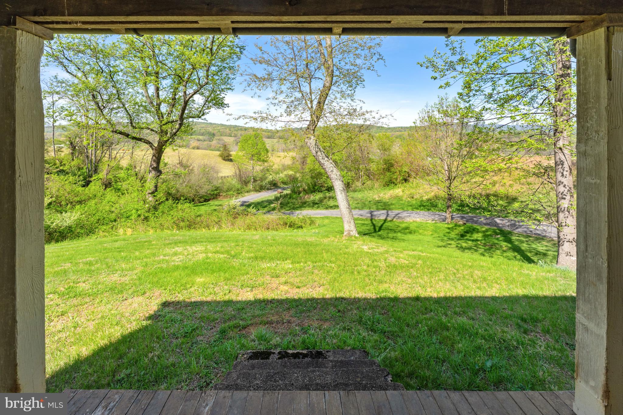 3459 Carrington Road Delaplane, VA 20144 - Photo 79 of 106 View from Mountain House Front Porch