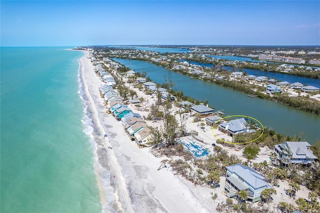 360 South Gulf Boulevard Boca Grande, FL 33921 - Photo 52 of 64 an aerial view of a house with a lake view