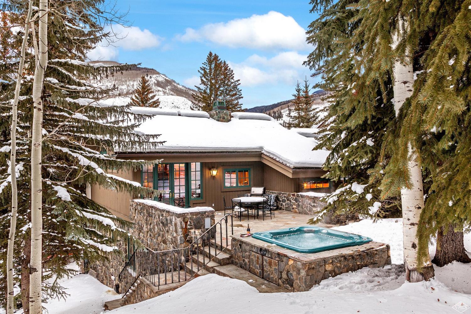 416 West Forest Road, Unit B Vail, CO 81657 - Photo 2 of 25 Custom stone surround hot-tub/spa &