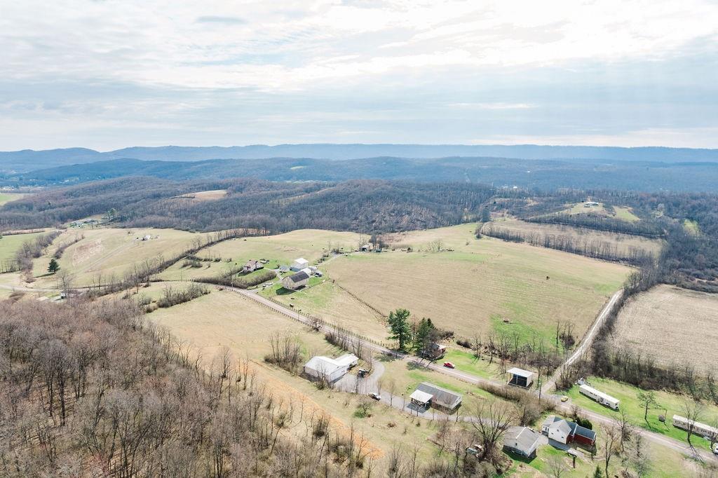 1898 Schellsburg Road Claysburg, PA 16625 - Photo 17 of 50 Arial View of fields and surrounding landscape.